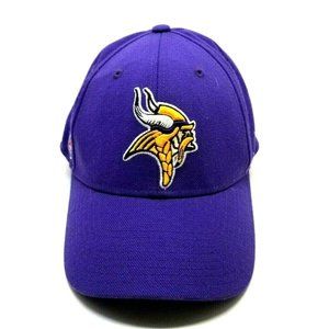 Reebok NFL Minnesota Vikings Football Purple Yellow Ball Cap Hat (T11)